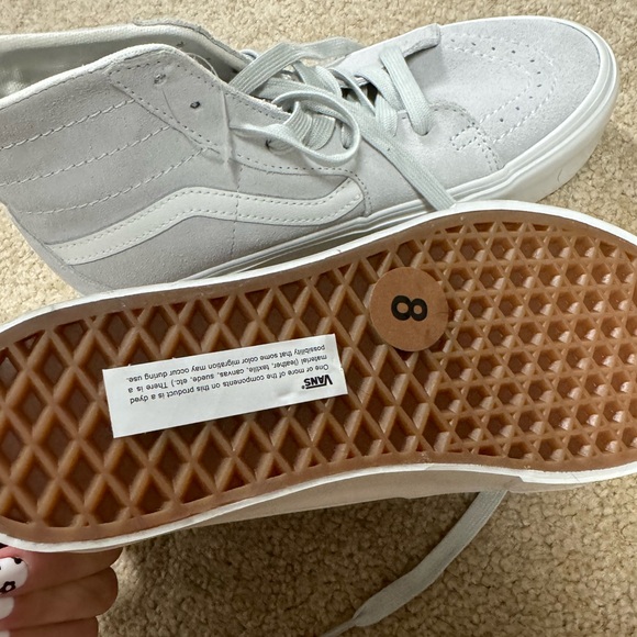 light grey high top vans - Picture 3 of 3